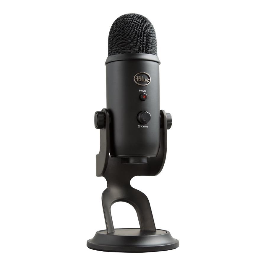 Logitech Blue Yeti USB Microphone, Multi-Pattern Condenser Mic, Plug & Play, Streaming, Podcasting & Recording