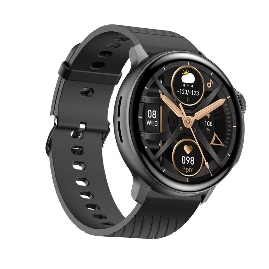 Smart Watch, 1.43 Inch HD Round Screen Watch, BT5.3 IP67 Waterproof BT Calling, NFC / Heart Rate Monitor Smart Watch Tarnish